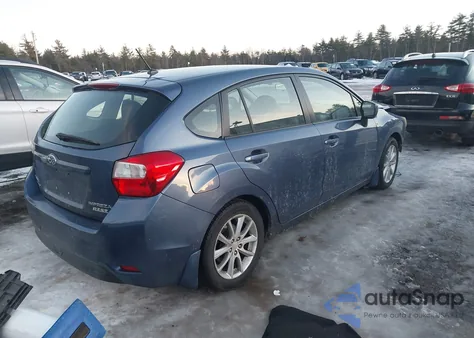 2013 Subaru Impreza 2.0I Premium из США, поврежденный, VIN JF1GPAC60D2870878